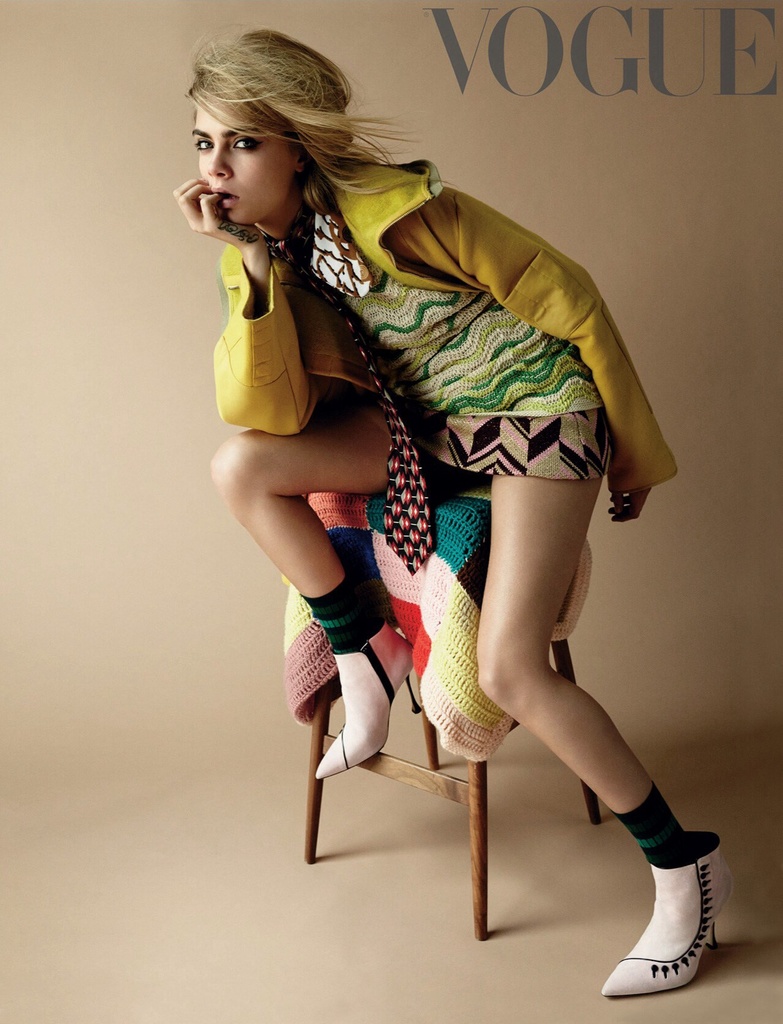 Cara Delevingne fronts Vogue UK September 2014 